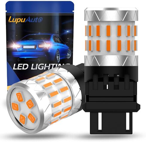 3157 مصابيح LED بيضاء، 3056 3057 3047 لمبة LED لأضواء الفرامل، مصابيح عكسية احتياطية، مصابيح خلفية، حزمة من 2 in Kuwait