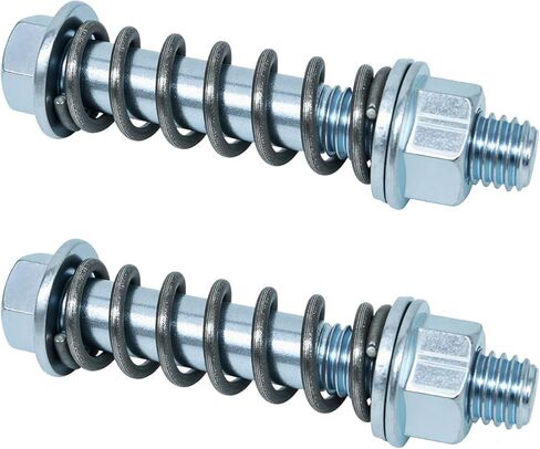 مسامير مشعب عادم السيارات M10x1.5، مجهزة بزنبرك ممتص للصدمات، طقم مسامير وصواميل العادم، ملحق شفة من الفولاذ المقاوم للصدأ، مناسب لنظام عادم السيارات، قطعتان in Kuwait