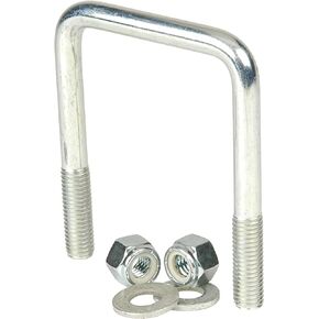15274A Zinc U-Bolt - Essential Boating Hardware - 1/2"-13 x 3-1/8" x 4-1/4" - Silver