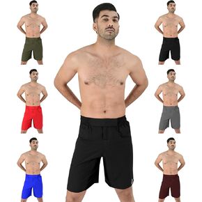 MMA Shorts Men’s BJJ, Grappling, JIU-Jitsu, NO-GI Cross Training Muay Thai, Boxing, MMA Shorts, Gym Shorts,