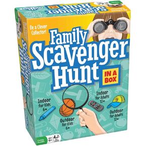 Family Scavenger Hunt, Indoor Outdoor Game, 280 Cards, Ages 6+.