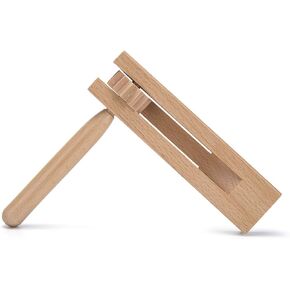 Traditional Matraca Toy - Wooden Spinning Rattle Ratchet Noise maker for Games, Parties and Sports