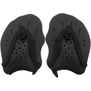1 Pair Swim Paddles Hand with Adjustable Strap,Swim Training Hand Paddles for Women Men Children