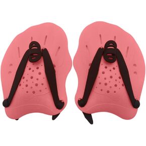 1 Pair Swim Paddles Hand with Adjustable Strap,Swim Training Hand Paddles for Women Men Children