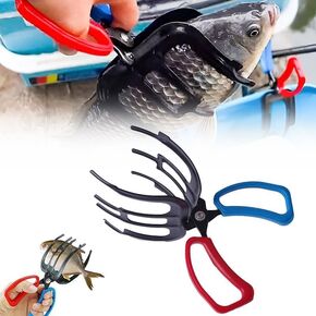 Fish Gripper,Fish clamp Grippers，3 Claw Fish Gripper,Multifunctional Three Teeth Fishing Pliers for Most Freshwater Fish Grip Tackle Holder