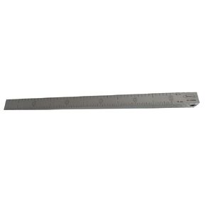 0-0.5"Gap Gage Dual Scale Design Wedge Feeler Gauge Taper Gauge Gap Hole Measure Tool Resolution: 0.01"/0.005"