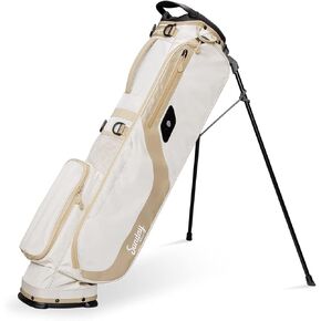 حقيبة Sunday Golf El Camino - حقيبة جولف خفيفة الوزن مع حزام وحامل - سهلة الحمل - حقيبة حامل جولف لنطاق القيادة، Par 3 والدورات القياسية، 3.9 رطل
