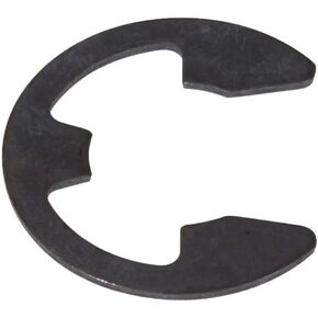 Durable Spring Steel E-Clips with Black Oxide Finish (25, 7/8")