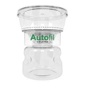 1141-RLS Autofil Sterile Disposable Vacuum Filter Units with 0.45um PES Membrane for Prefiltration or Clarification, 250mL, Pack of 12
