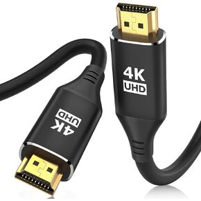 HDMI Cables 60FT, 4K in-Wall CL3 Rated HDMI 2.0 Cord High Speed HD Shielded Cord Compatible with Roku TV/Laptop/PC/HDTV and More