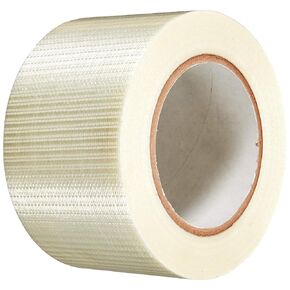 GGR Supplies T.R.U. FIL-835B/D Transparent Bi-Directional Filament Strapping Tape: 6 in. x 60 yds.