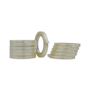 WOD UFST39 Fiberglass Reinforced Filament Strapping Tape, 1 inch x 60 yds. 4 Mil (Pack of 12) Filaments Run Lengthwise