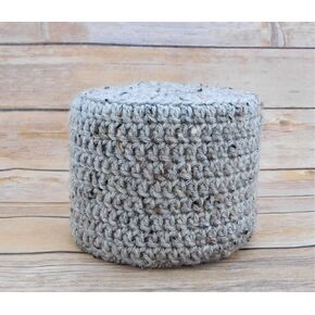 Crochet Toilet Paper Cover, Mega Roll Size - Toilet Paper Cozy - Gray Marble