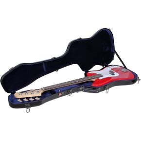 Crossrock Deluxe Fiberglass Case, Fits Precision Bass Style, Black (CRF2020BBK)