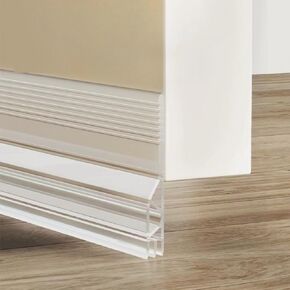 39" Under Door Draft Stoppers,Widened Door Sweep for Interior and Exterior Doors，Adjustable Door Draft Blocker Bottom for Soundproof Against Drafts, Dust, Noise and Unwanted Animals