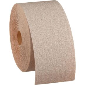 Norton A275OP PSA Adhesive Sandpaper Roll, 120 Grit Sandpaper, Woodworking and Automotive Sand Paper, 2-3/4 Inch Wide, Continuous Roll of 30 Yards