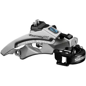 Shimano Front Derailleur, FD-TX800, Top Swing, Dual Pull, Band Type 34.9mm