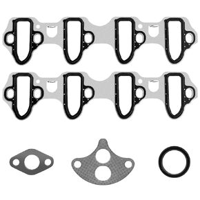 Intake Manifold Gasket Set Compatible with 4.8 L 5.3 L 6.0 L Chevy Silverado GMC Sierra Suburban Tahoe Yukon Savana Cadillac Escalade V8 Vortec Engine 1999-2014 Replaces # MS 98016 T 89060413