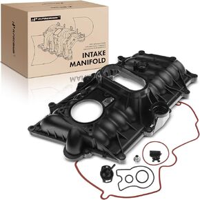 A-Premium Engine Upper Intake Manifold Assembly W/Gasket [5.0 5.7 8.1L] Compatible with Chevy & GMC & Workhorse & Cadillac, C/K Class, C1500, K1500 Suburban, Tahoe, Yukon, Savana, P30 & More