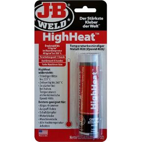 JB Weld 8297 -DEU HighHeat Heat-Resistant Epoxy Metal Putty for All High Temperature Work