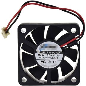 for RDM5015S 12V 0.14A 505015MM 2pin for Samsung DVD Player Cooling Fan Processor Cooler Heatsink Fan for Computer Cooling Fan
