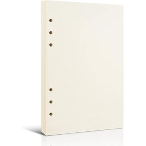 A5 Refillable Paper, A5 Line Refill Paper, A5 Binder Refills for 6-Ring Binders Planner Traveller Journal Notebook Dairy, 8mm Ruled Filler Paper Insert, 80 Sheets 160 Pages, Lined in Kuwait