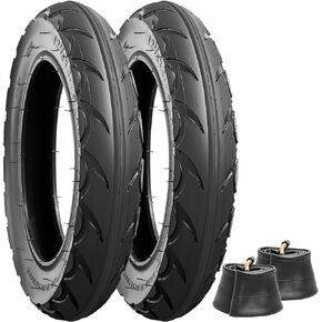 12.5x2.75 Replacement Tire and Inner Tube, 12 1/2 x 2.75 Dirt Bike Tire Tube for Razor MX350 MX400 Dirt Rocket, X-Treme X-560, Compatible with 12 1/2x2 3/4 Electric Scooters Tire Tube(2Sets)