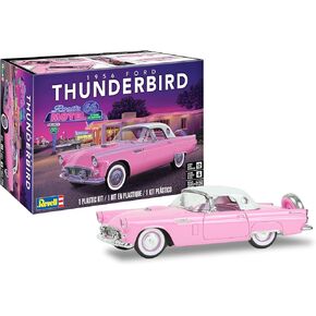 Revell 85-4518 1956 Ford Thunderbird Model Car Kit 1:24 Scale 87-Piece Skill Level 4 Plastic Model Building Kit , Pink