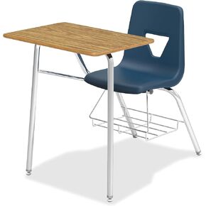 Lorell 99914 Student Combo Desk, 24-Inch x34-Inch x31-Inch , 2/CT, Navy
