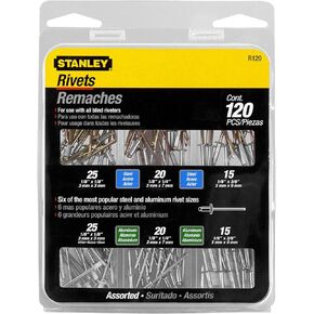 Stanley R120 Rivet Pack Assortment