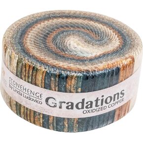 ليندا لودوفيكو ستونهنج Gradations II شرائط النحاس المؤكسدة 40 شريط 2.5 بوصة نورثكوت in Kuwait