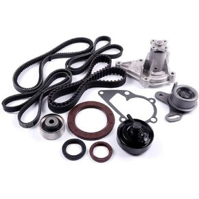 Timing Belt Kit including timing Belt water pump with gasket tensioner bearing etc,OCPTY Compatible for 2006 2007 2008 2009 2010 2011 Kia Rio/2006 2007 2008 2009 2010 2011 Kia Rio5 in Saudi Arabia