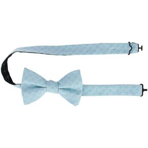 Trafalgar Men's Rowan Geometric Pattern Silk Bow Tie
