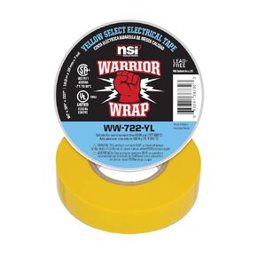 NSI Industries WarriorWrap Select 3/4 in. x 60 ft. Yellow & Orange 7 mil Vinyl Electrical Tapes (2-Pack)