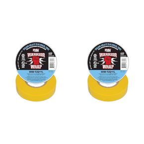 NSI Industries WarriorWrap Select 3/4 in. x 60 ft. Yellow & Orange 7 mil Vinyl Electrical Tapes (2-Pack)