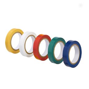 Amazon Basics Electrical Tape, 0.5" x 6.66 yards, 10-Pack, Multi-Color (Previously AmazonCommercial brand)