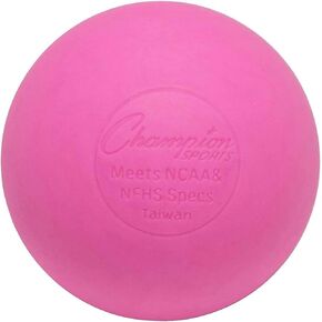 Champion Sports Lacrosse Balls - NCAA NFHS Certified - Pink