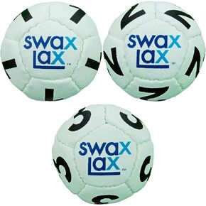 SWAX LAX Numbered Lacrosse Training Balls for Goalies, Set of 3 Practice Balls