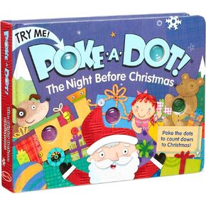 Melissa & Doug Children's Book - Poke-a-Dot:The Night Before Christmas (Board Book with Buttons to Pop) Pop It Fun for Ages 3+