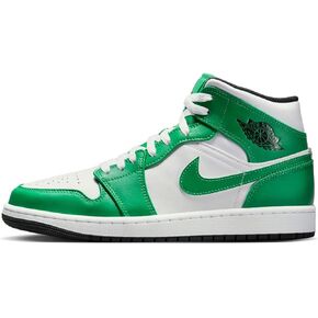 Jordan Men's 1 Mid White/Black-White-Black (DQ8426 132)
