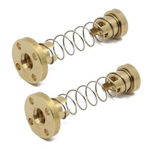 250mm T8 T8x4 Tr8x4 Lead Screw and Brass Nut (Acme Thread, 2mm Pitch, 2 Start, 4mm Lead) for 3D Printer and CNC Machine Z Axis