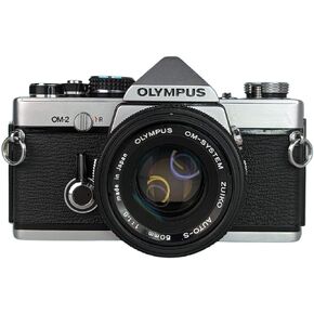 Olympus OM2 35mm SLR Film Camera with f/1.8 50mm Prime Lens (Renewed)