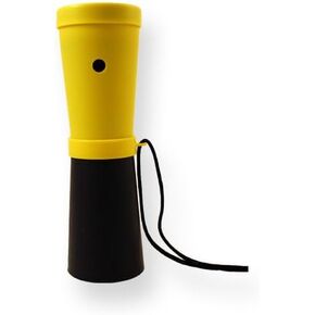 Storus SuperHorn, Loud Breath Powered Horn For Safety, Sports, Parties, Camping And More, Yellow And Black, 6.75 Inches Long 1 pc