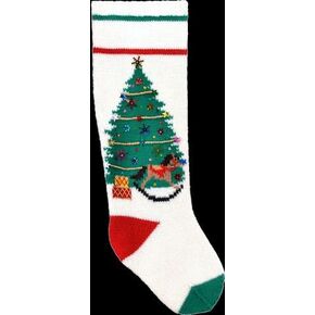 Googleheims Christmas Stocking Kit for Knitting Rocky Tree