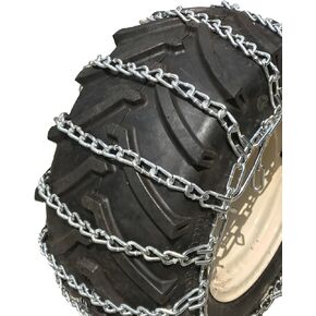 TireChain.com 23x9.50x12, 23x10.50x12 Heavy Duty Tractor Tire Chains