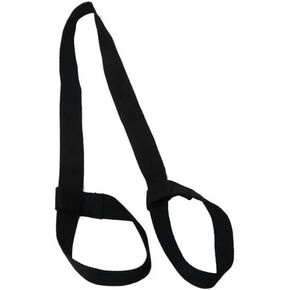 Black Yoga Mat Harness Strap Sling, Yoga Mat Carrying Strap Exercise and Fitness (Just Strap, Not Mat)