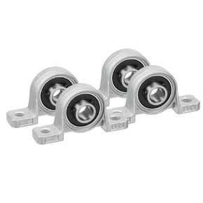 uxcell 4pcs KP08 8mm Bore Zinc Alloy Inner Ball Mounted Pillow Block Insert Bearing