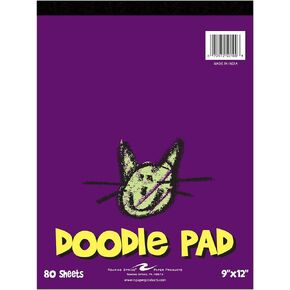Roaring Spring Kids Drawing Sketch Pad, 9" x 12" 40 Sheets, 50# Drawing Paper
