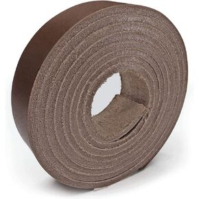9/10 oz, Tobacco, 1-1/2"Wide, 50-60 inches Long Leather Straps (1-1/2" x 50-60'' Tobacco)