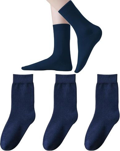Womens Bamboo Seamless Socks Thin Dress Crew Socks Soft Lightweight socks in Saudi Arabia